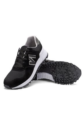 Tenis Hombre Negro-Gris Tellenzi 708