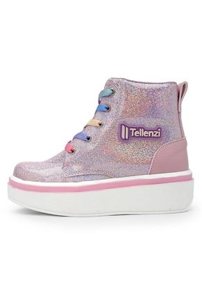Tenis Infantil Rosado-Plata Tellenzi 5019J