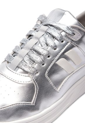 Tenis Mujer Plata Tellenzi Nova