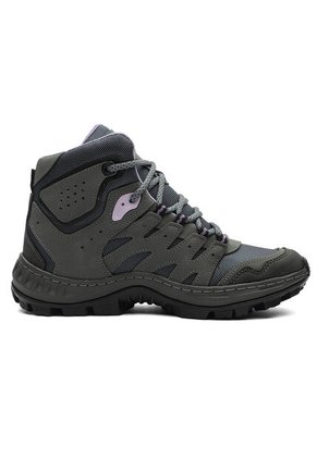 Bota Outdoor Mujer Gris-Lila Tellenzi 2500