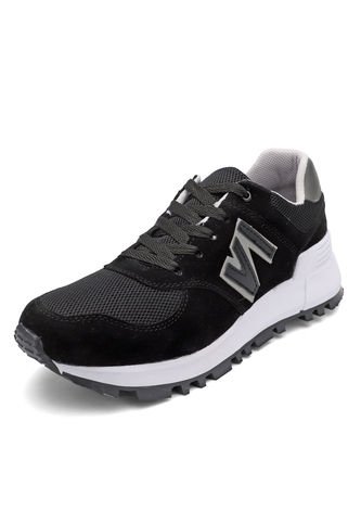 Tenis Hombre Negro-Gris Tellenzi 708 Tellenzi