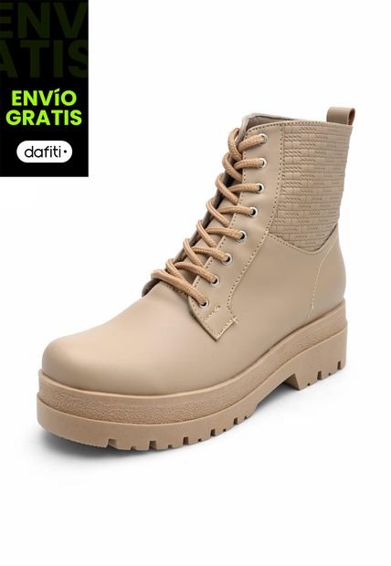 Botin Dama Beige Tellenzi 811