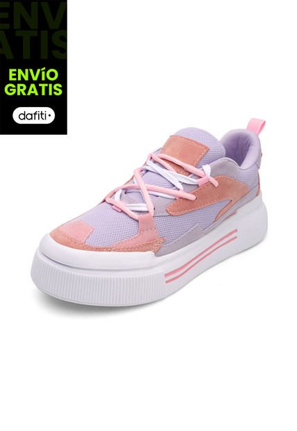 Tenis Dama Lila-Rosado Tellenzi 889