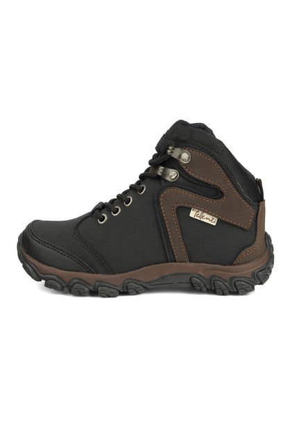 Bota Casual Infantil Tellenzi 0701J Outdoor Negro*Cafe