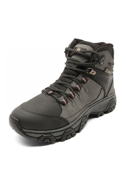 Bota Outdoor Hombre Negro-Gris Tellenzi 7-212