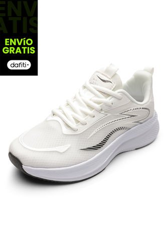 Tenis Running Hombre Blanco Tellenzi H-195 Tellenzi