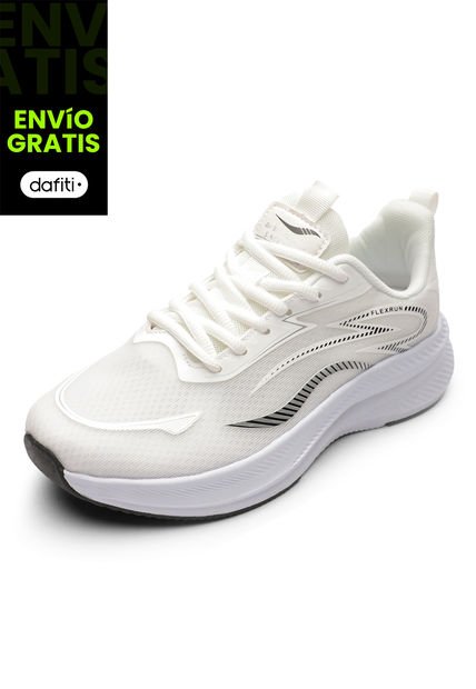 Tenis Running Hombre Blanco Tellenzi H-195