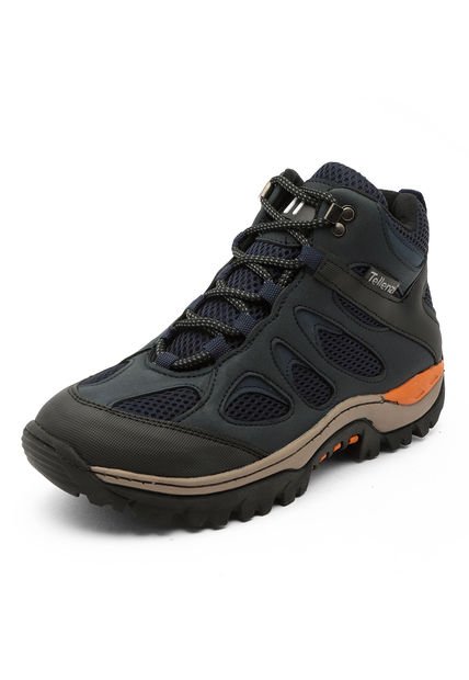 Bota Outdoor Hombre Azul Tellenzi 9-100