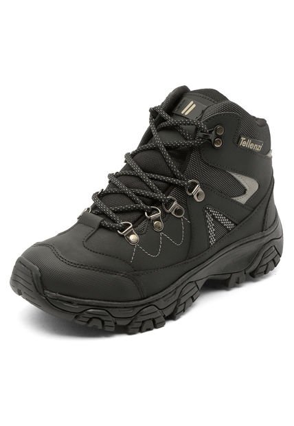 Bota Outdoor Hombre Negro Tellenzi 7-228