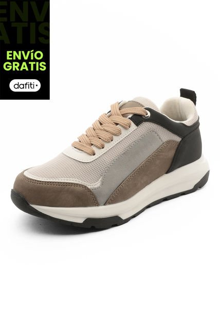 Tenis Hombre Beige Tellenzi 502