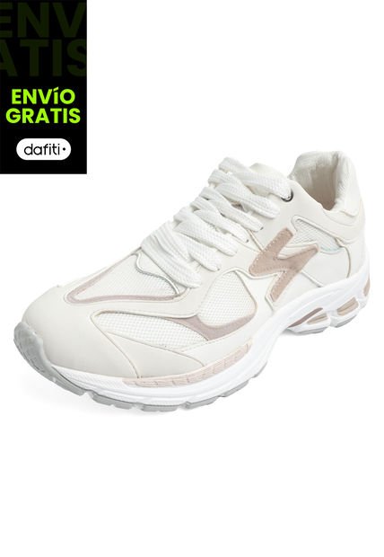 Tenis Dama Crema Tellenzi D-830