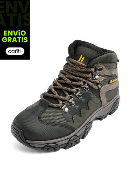 Bota Outdoor Hombre Verde Tellenzi 7-224
