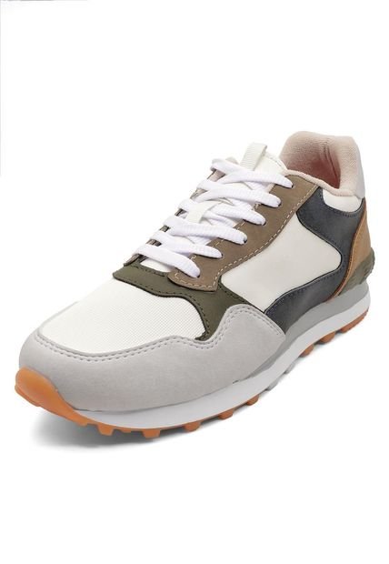 Tenis Hombre Blanco-Gris Tellenzi 606