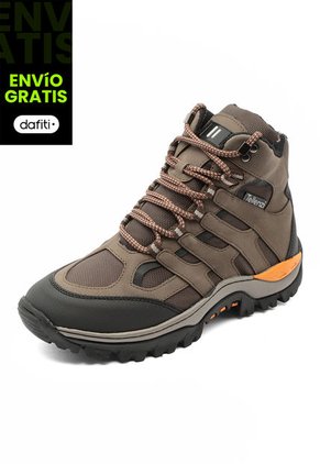 Bota Outdoor Hombre Verde-Café Tellenzi 9-103