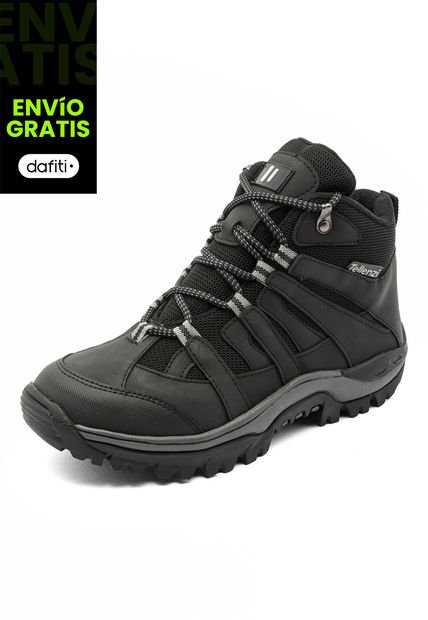 Bota Outdoor Hombre Negro Tellenzi 9-102
