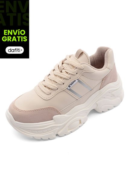 Tenis Dama Beige Tellenzi 641