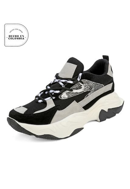 Tenis Sneakers Dama Negro*Cobra Tellenzi 889 - Compra Ahora | Dafiti  Colombia