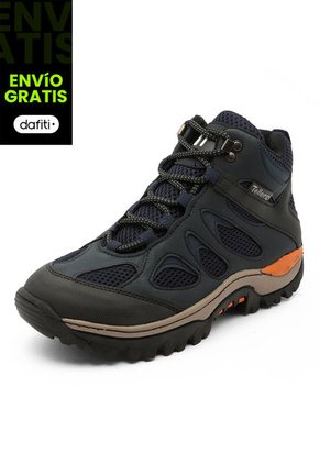 Bota Outdoor Hombre Azul Tellenzi 9-100