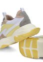 Tenis Sneakers Dama Blanco*Amarillo Tellenzi 889 de Tellenzi