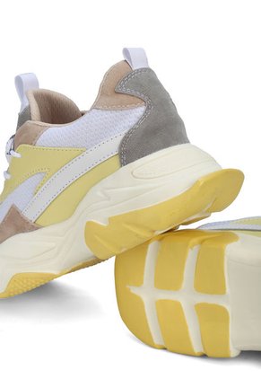 Tenis Sneakers Dama Blanco*Amarillo Tellenzi 889