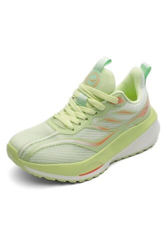 Tenis Running Mujer Verde Tellenzi D-031 Tellenzi