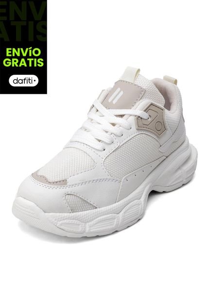 Tenis Mujer Marfil Tellenzi 546