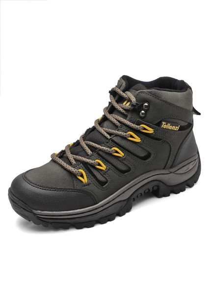 Bota Hombre Outdoor Verde Tellenzi 7-076
