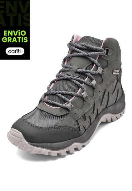 Bota Dama Outdoor Gris Tellenzi 2469