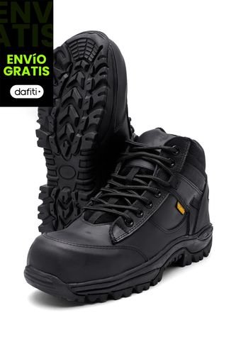 Bota Hombre Outdoor Industrial Negro Tellenzi 7790 Tellenzi