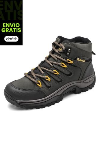 Bota Hombre Outdoor Verde Tellenzi 7-076 Tellenzi