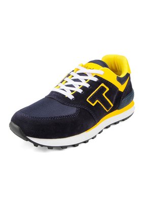 Tenis Hombre Azul*Amarillo Tellenzi 040