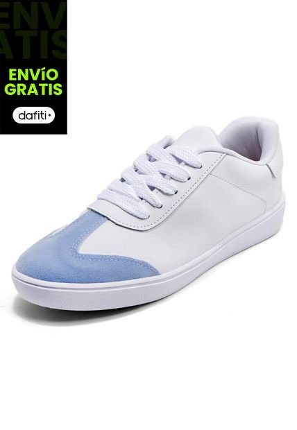 Tenis Dama Blanco-Azul Tellenzi G07