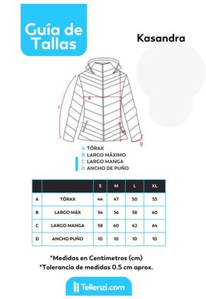 Chaqueta Mujer Corta Acolchada, Combinada Lila Tellenzi Kasandra