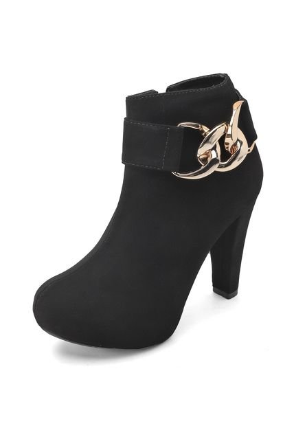 Botín Dama Negro Tellenzi 4569