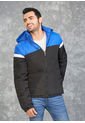 Chaqueta Hombre Doble Faz Impermeable Negro-Azul Tellenzi Enrique de Tellenzi