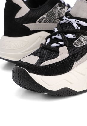 Tenis Lifestyle Negro-Gris-Blanco Tellenzi