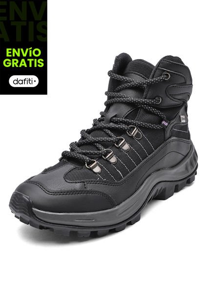 Bota Dama Outdoor Negro-LilaTellenzi 1475