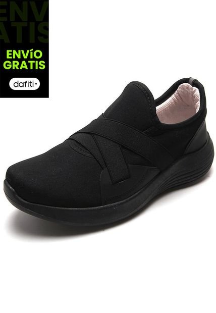 Tenis Moda Dama Negro Tellenzi 3088