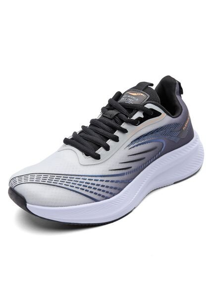 Tenis Running Hombre Gris-Azul Tellenzi H-050