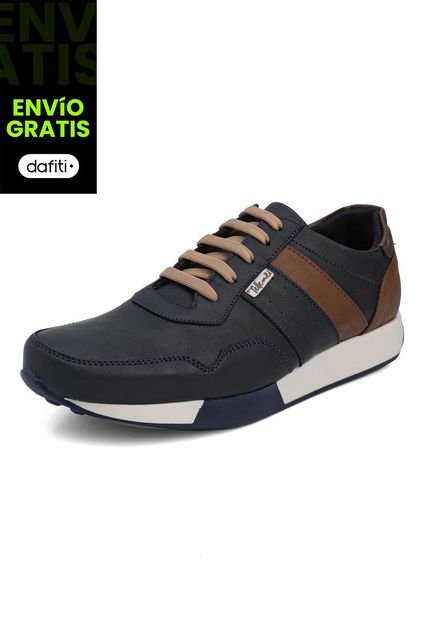 Tenis Hombre Azul*Caramelo Tellenzi 2823