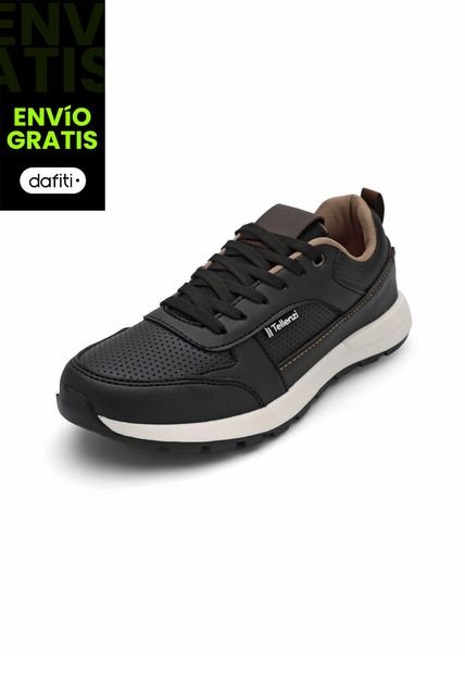 Tenis Hombre Negro Tellenzi 1495