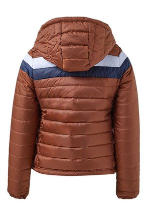 Chaqueta Mujer Corta Acolchada, Combinada Ocre Tellenzi Kasandra
