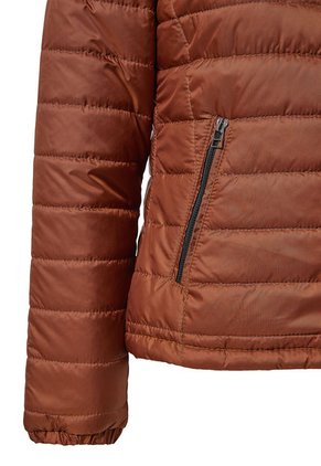 Chaqueta Mujer Corta Acolchada, Combinada Ocre Tellenzi Kasandra