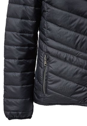 Chaqueta Mujer Corta Acolchada, Combinada Rojo-Negro Tellenzi Amelia