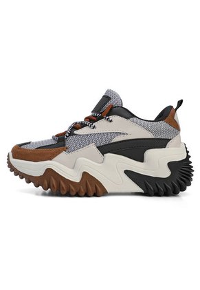 Tenis Sneakers Dama Miel-Negro Tellenzi 889