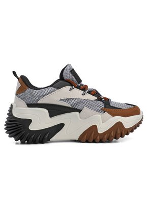 Tenis Sneakers Dama Miel-Negro Tellenzi 889