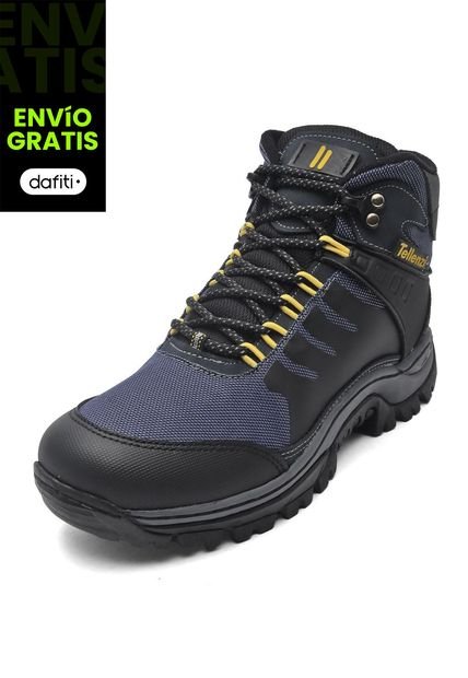 Bota Hombre Outdoor Azul Tellenzi 7-144