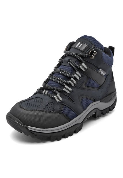 Bota Outdoor Hombre Negro-Azul Tellenzi 9-101