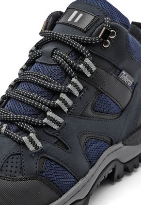 Bota Outdoor Hombre Negro-Azul Tellenzi 9-101