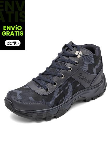 Bota Hombre Outdoor Azul Tellenzi 085